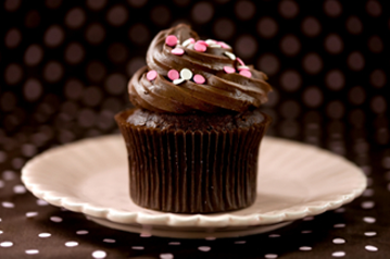 Triple Chocolate Cupcakes (Illustration)